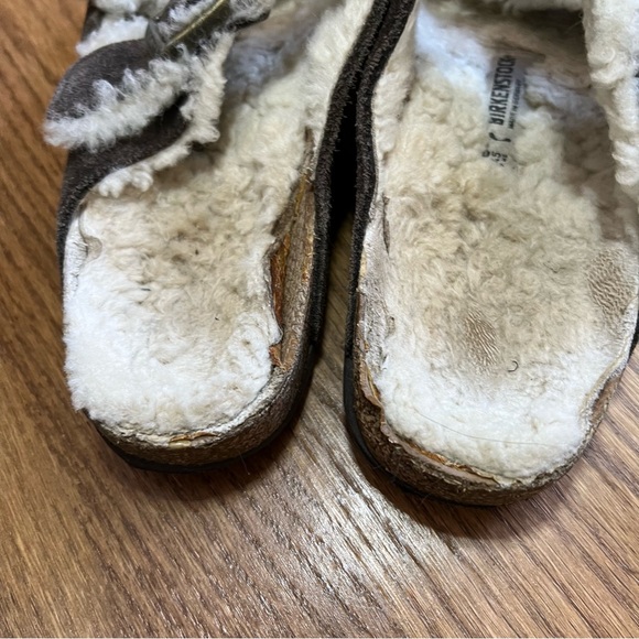 Birkenstock Arizona Fleece Lined Sz 38 - Picture 6 of 10